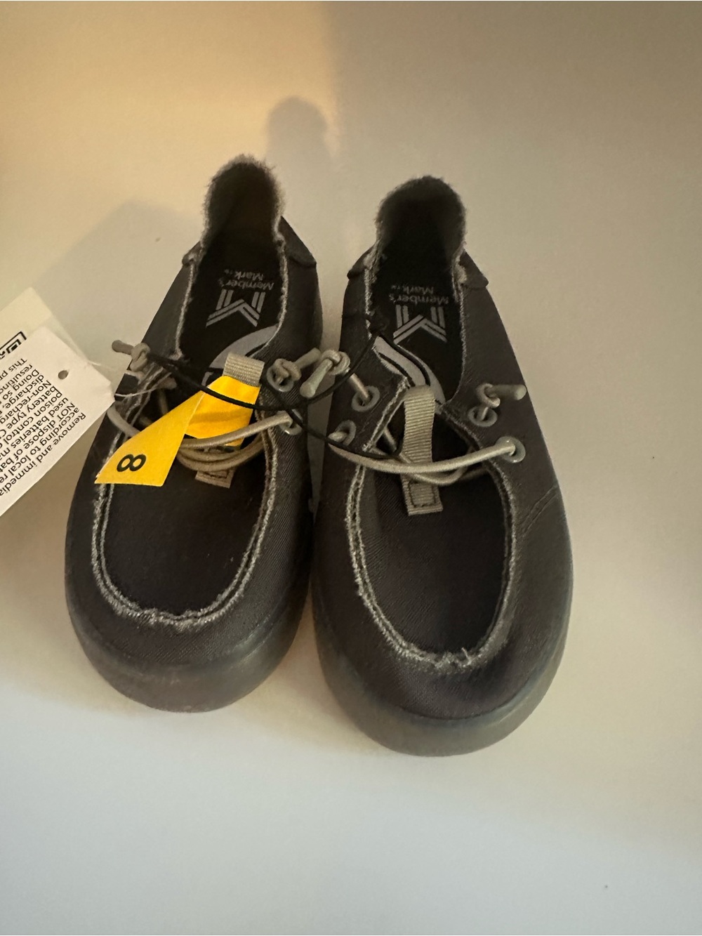 3/$20 Member’s Mark Kids Slip-On Sneakers in Grey - Size 8